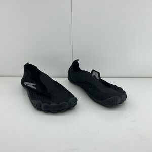Aqua Socks Water Shoes Men's Size 41 Black Slip On Beach Swim Shoes